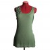 Cynthia Rowley Green Rosette Tank Size Medium