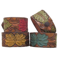Dogwood Leather Cuff